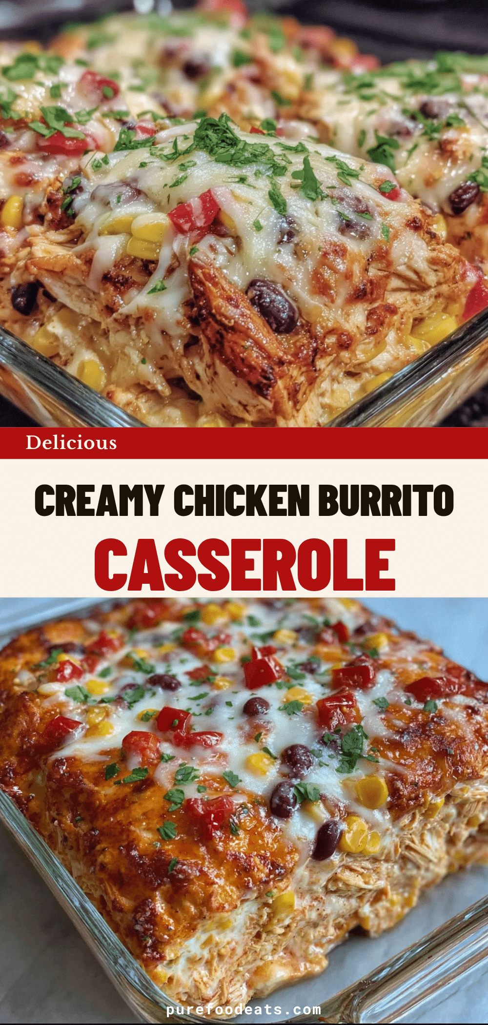 chicken burrito casserole recipe