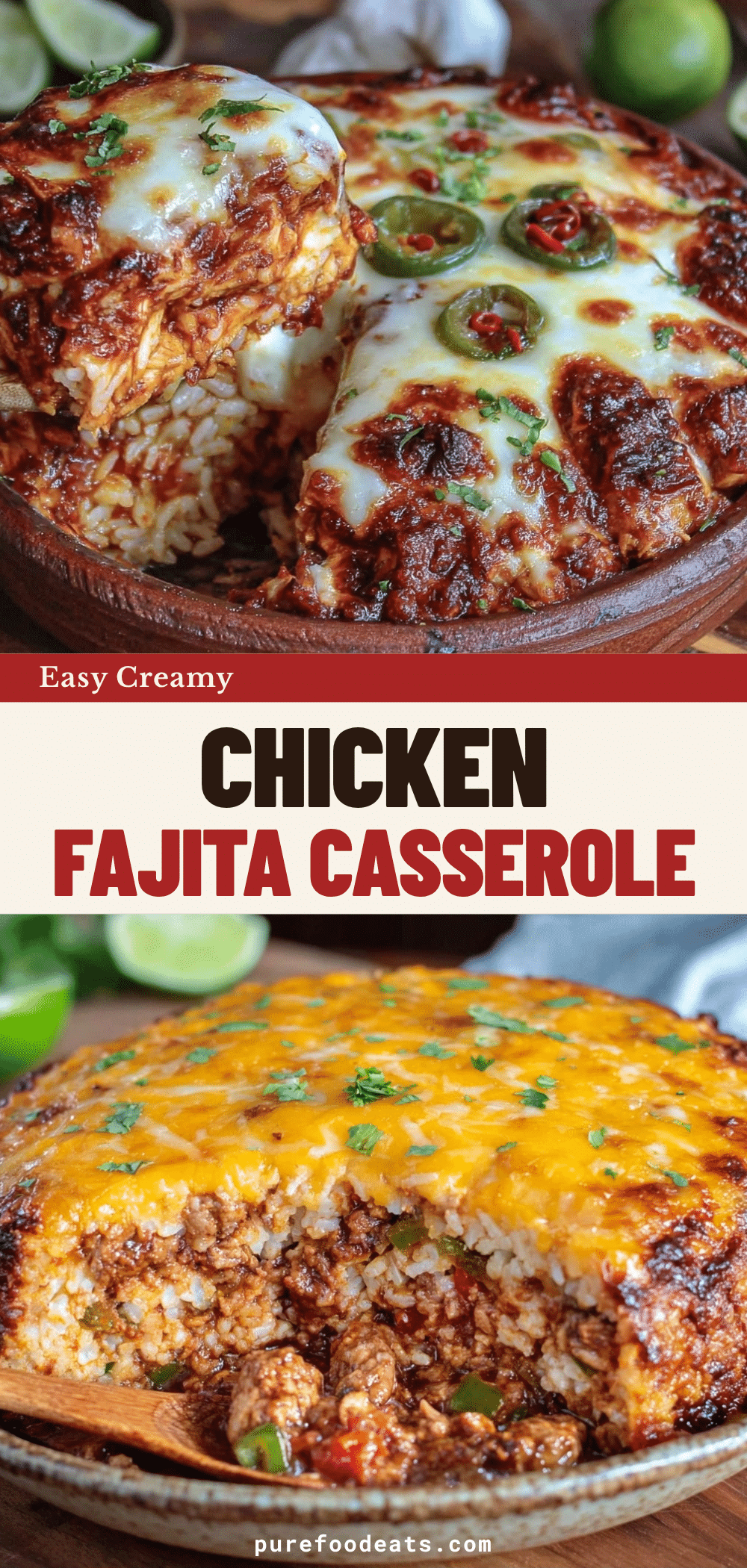 Chicken Fajita Casserole recipe