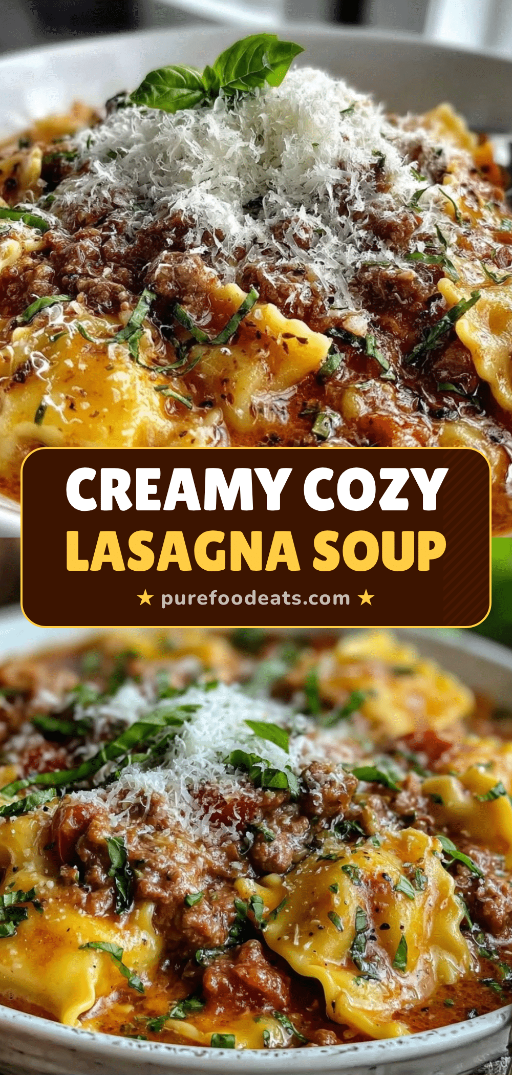 cozy lasagna soup recipe
