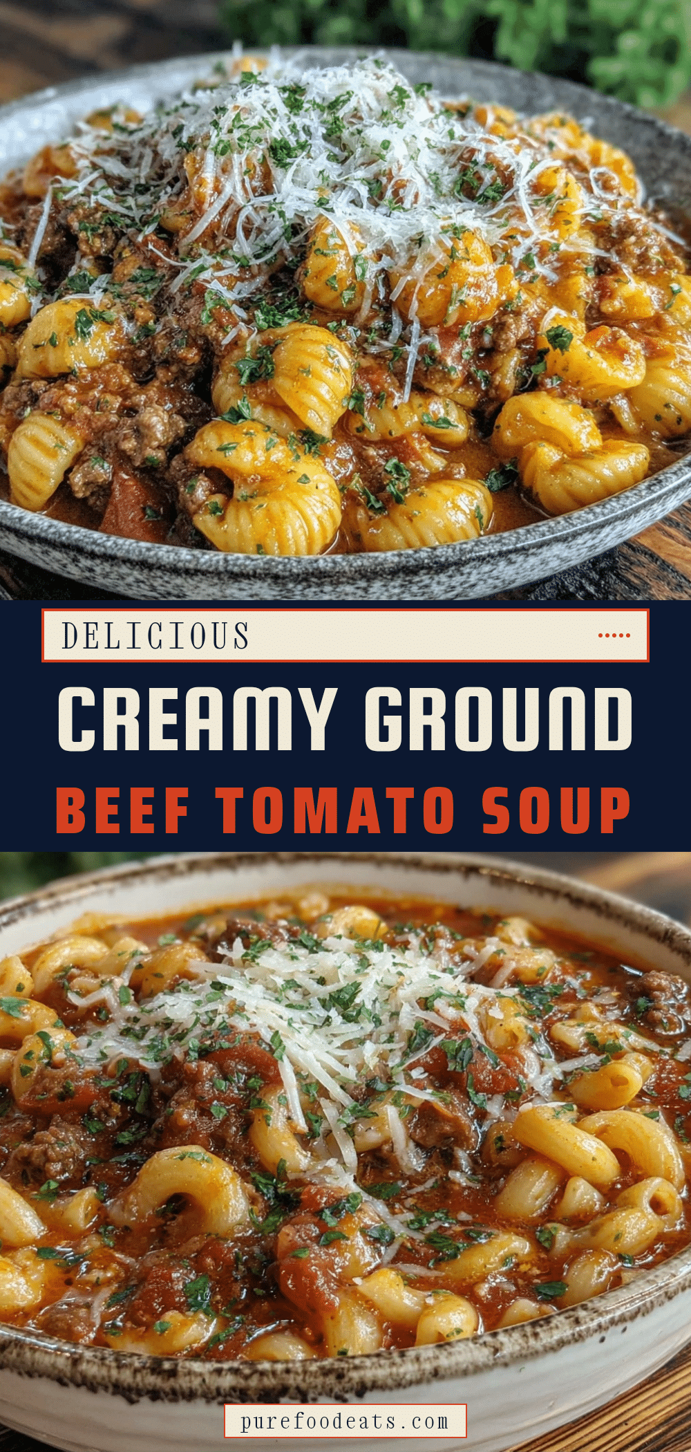 creamy ground beef tomato soup recipe