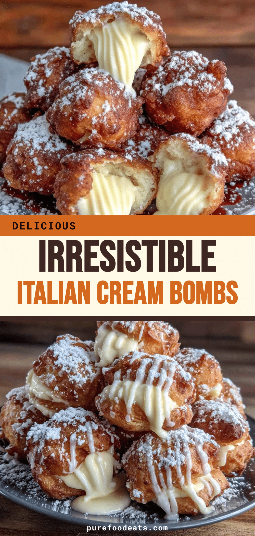 creamy Italian cream bombs recipe