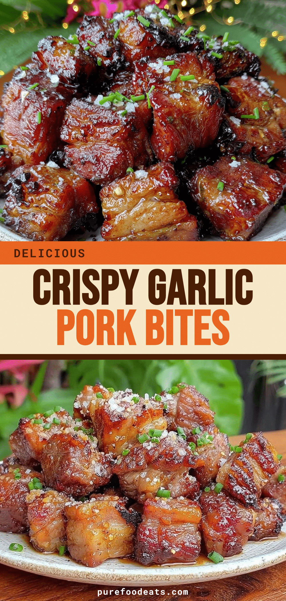 crispy garlic pork bites recipe
