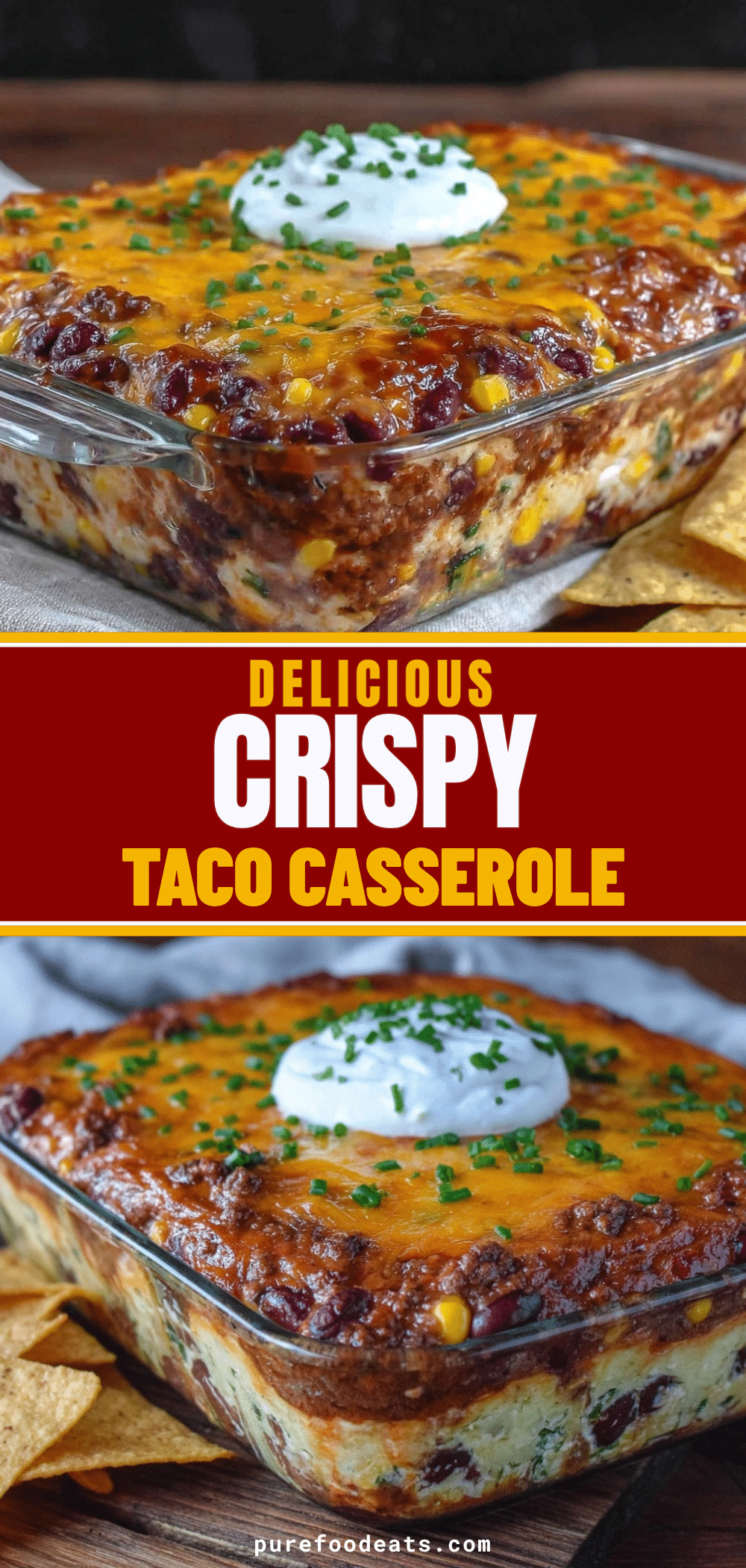 Crispy Taco Casserole recipe