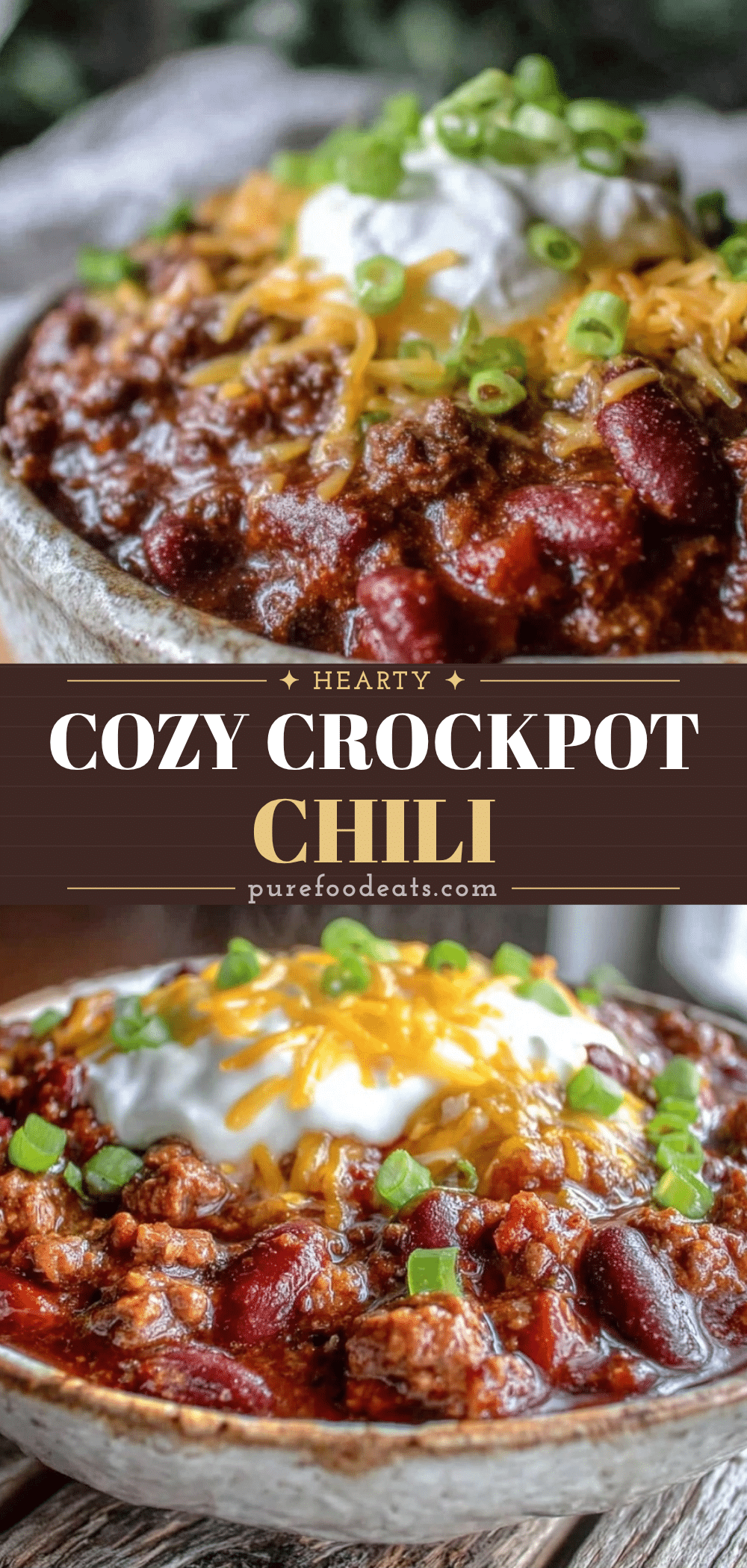 hearty slow cooker chili recipe