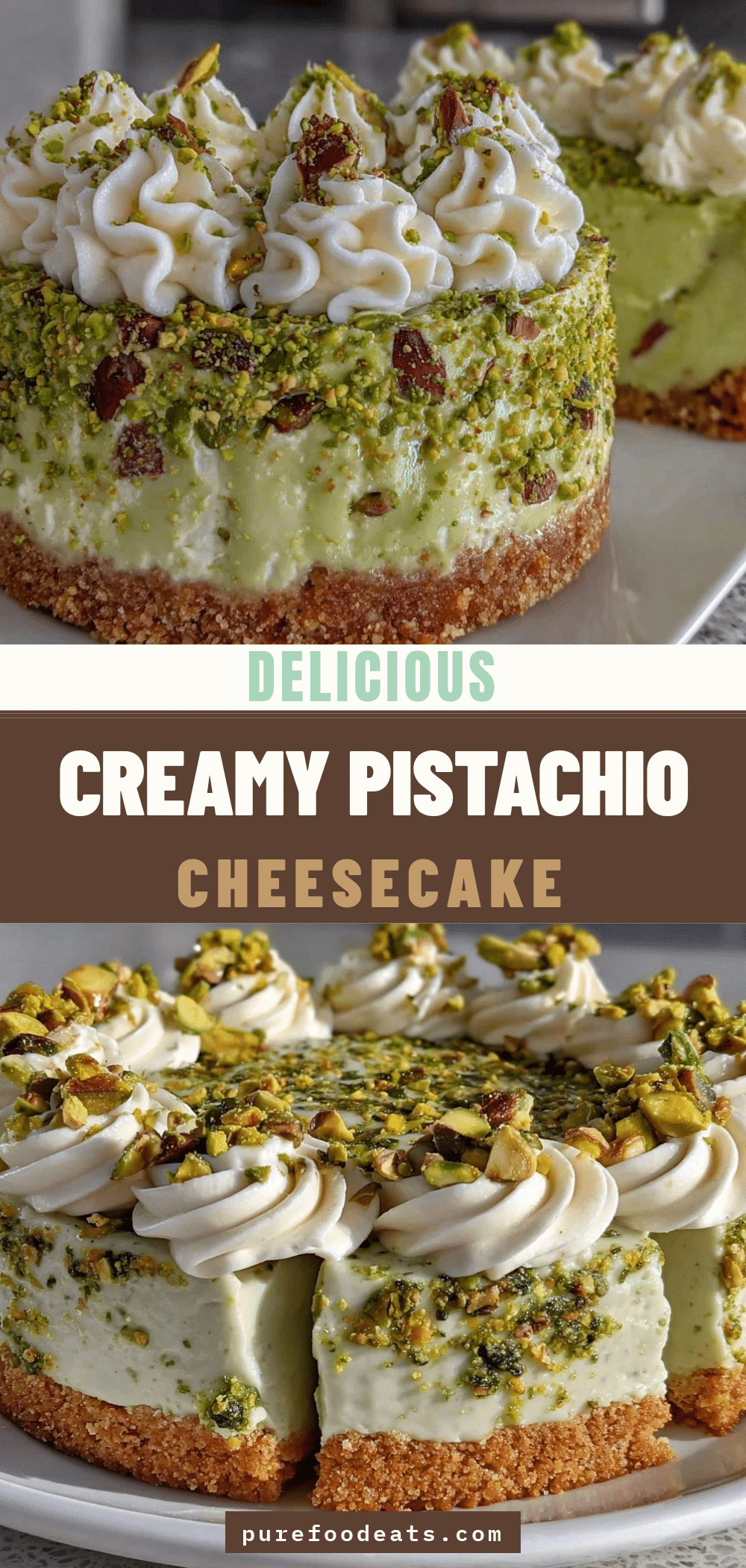 no bake pistachio cheesecake recipe