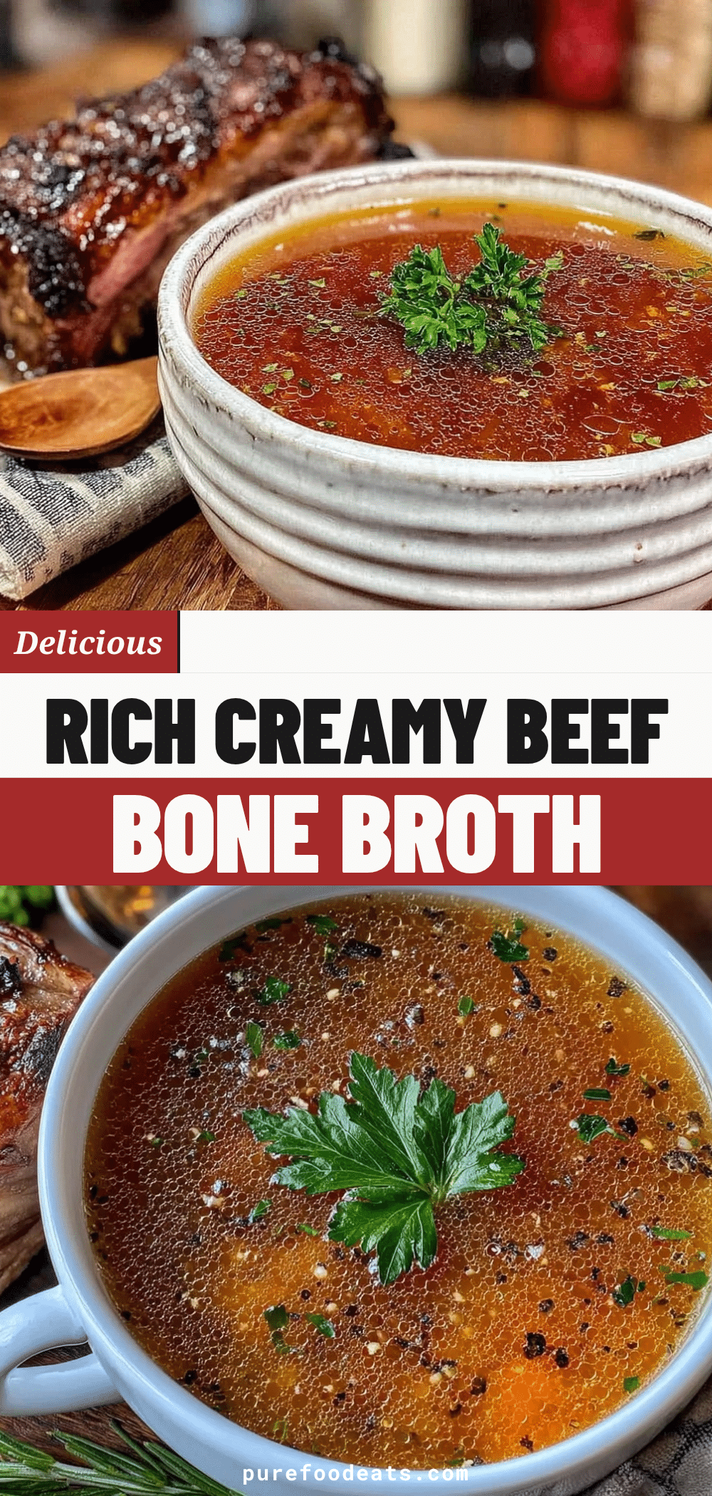 rich beef bone broth recipe