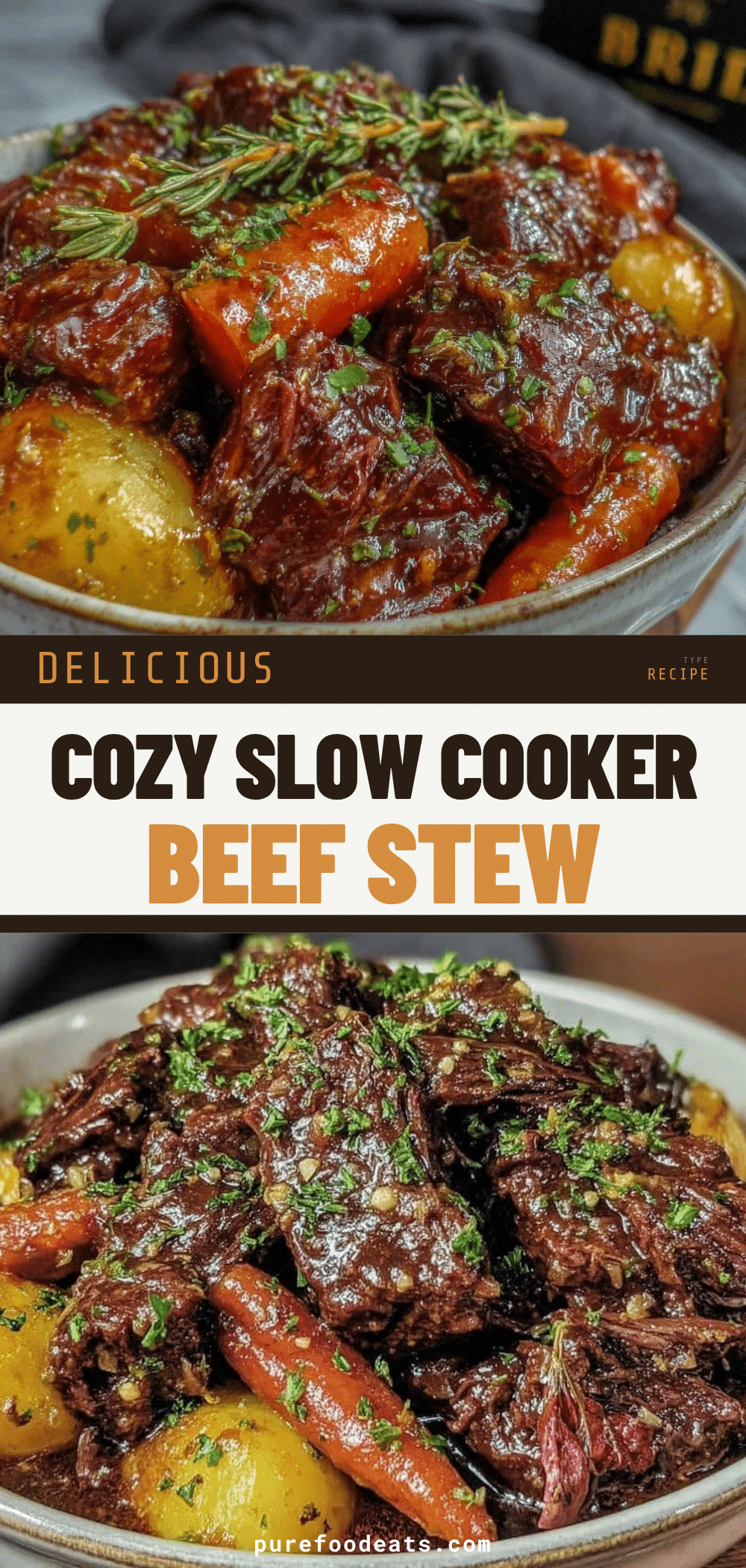 slow cooker beef stew recipe