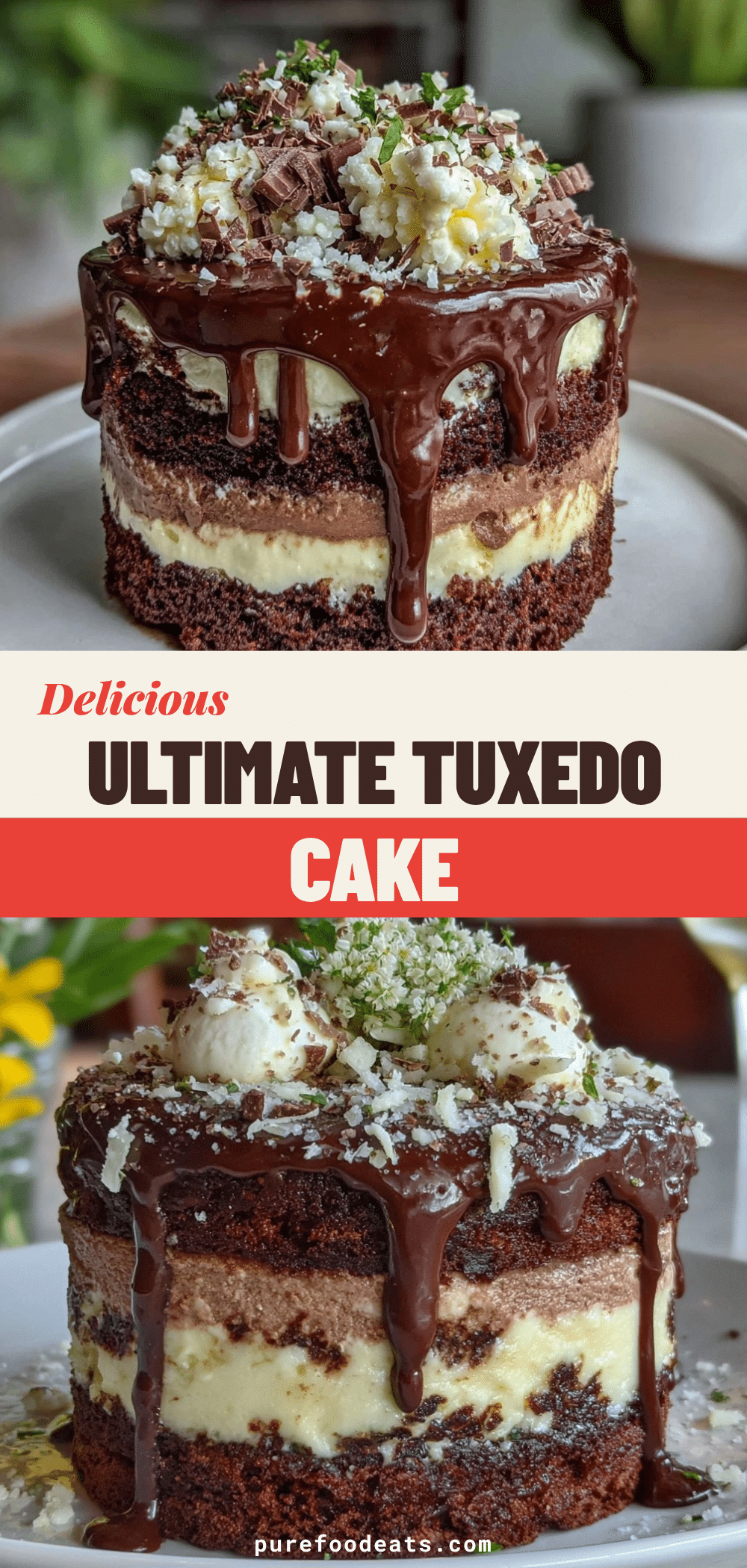 tuxedo cake recipe