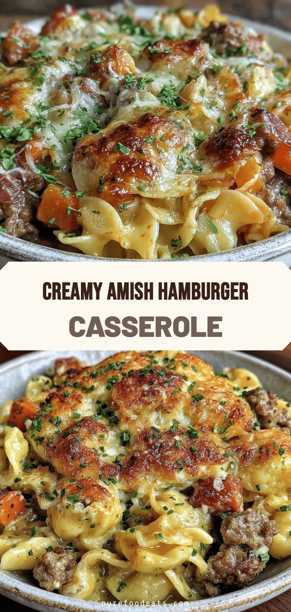 Amish Hamburger Casserole recipe
