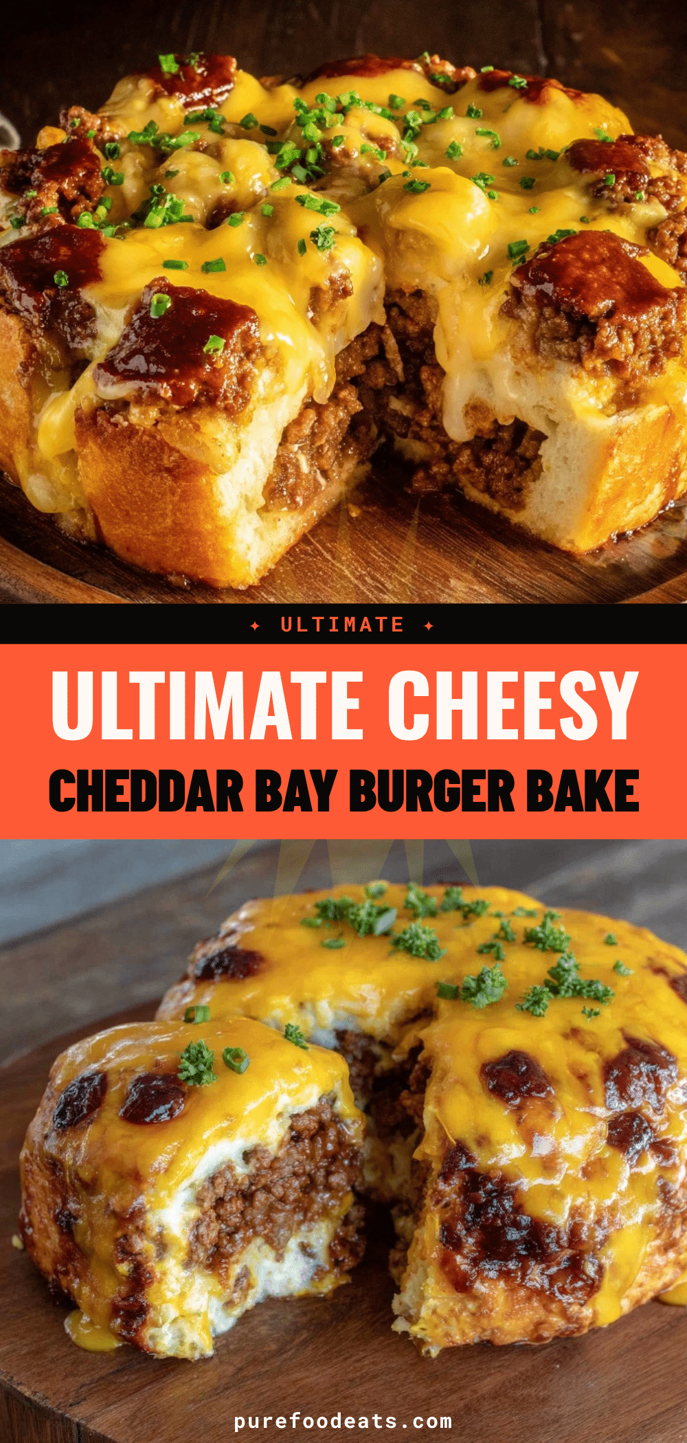 Cheesy Cheddar Bay Burger Bake recipe