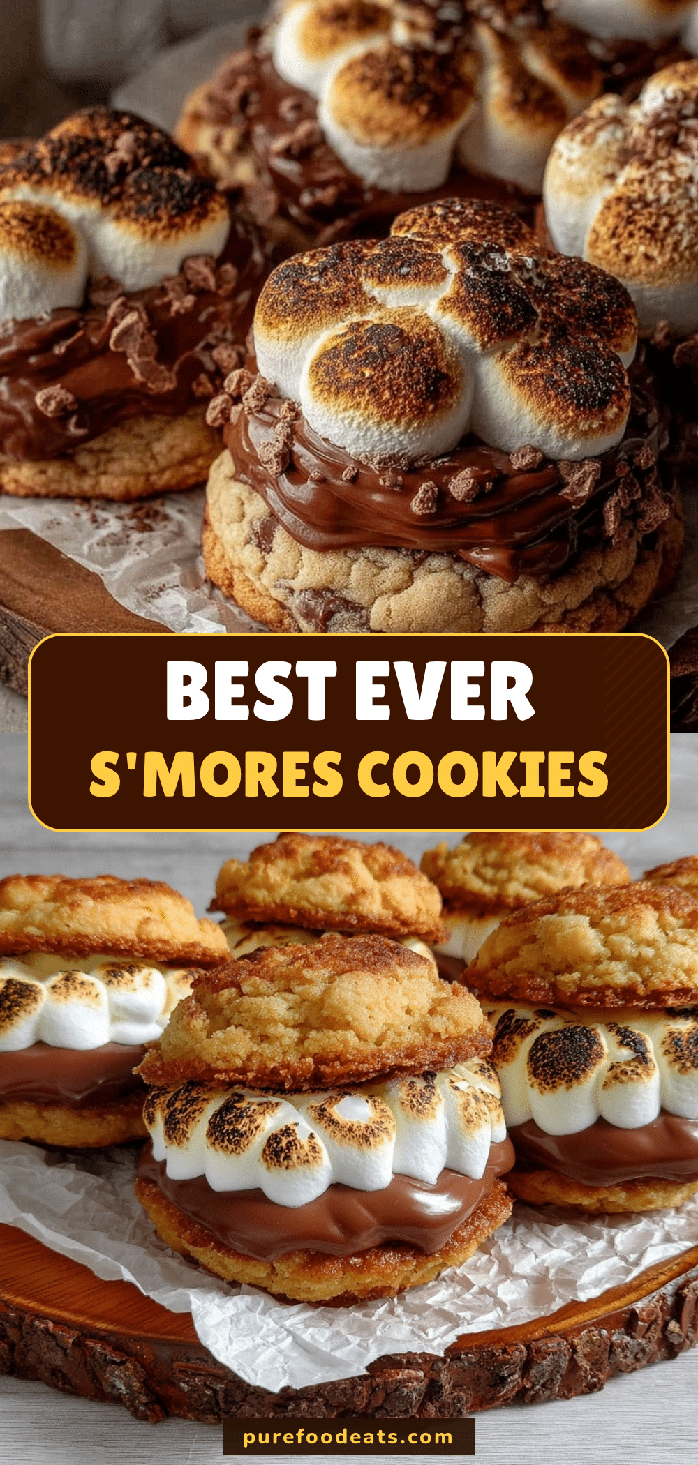 chewy smores chocolate chip cookies recipe