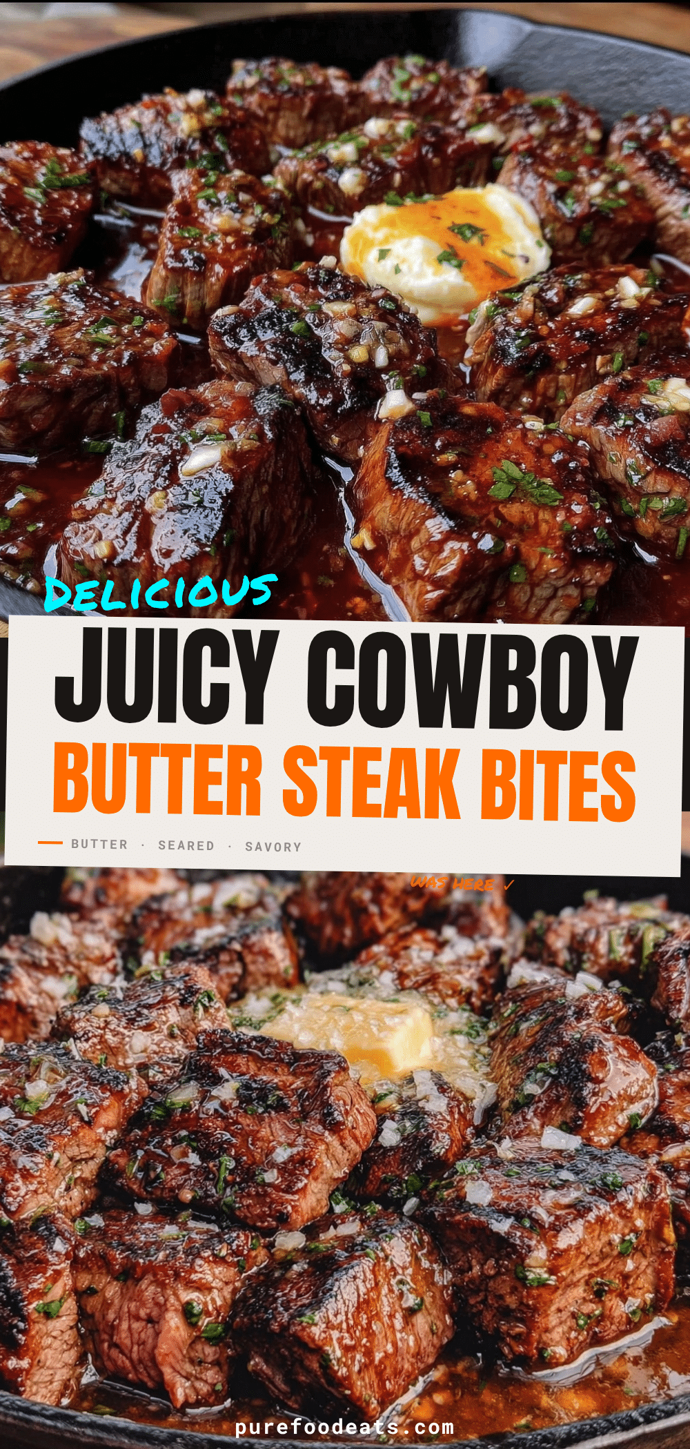 cowboy butter steak bites recipe