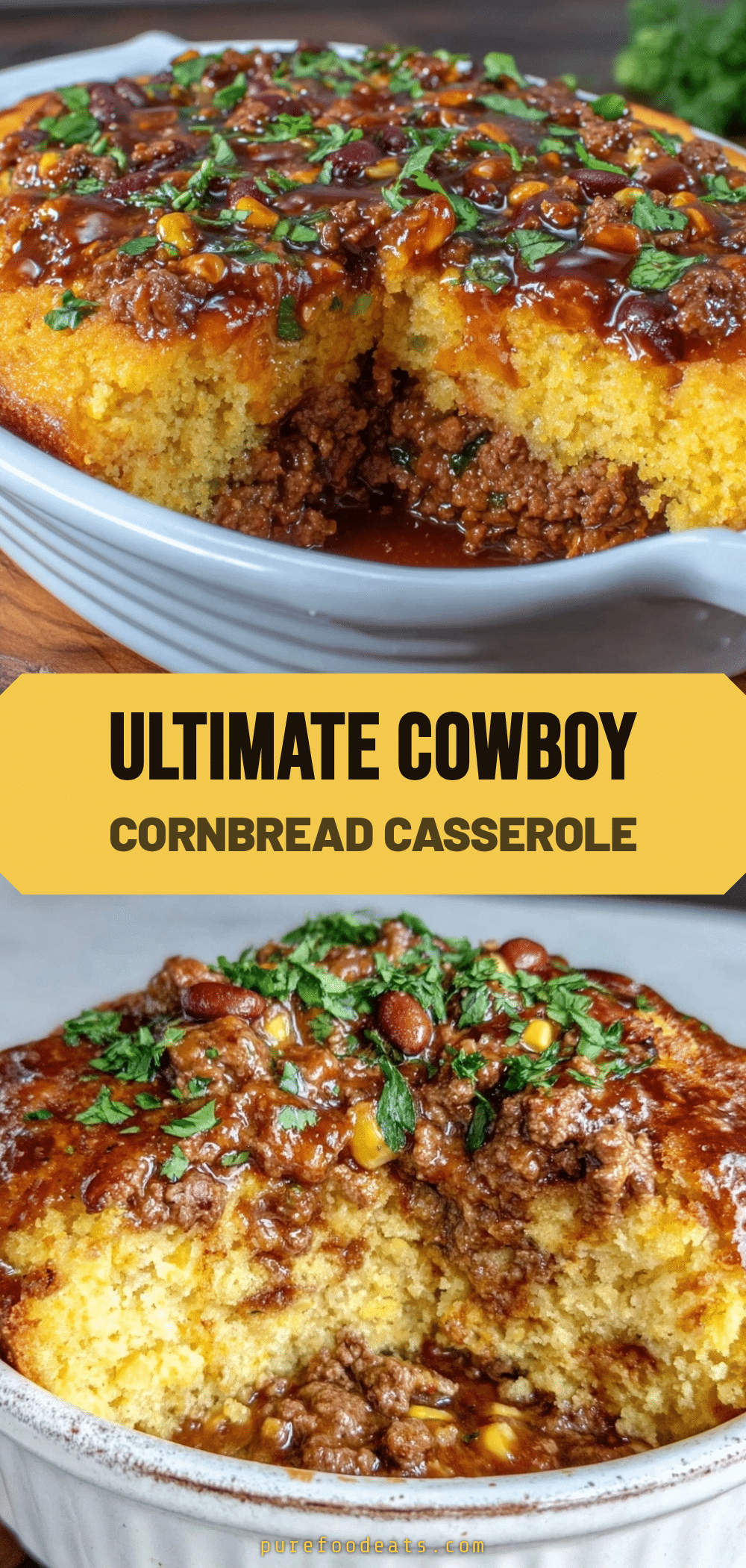 cowboy cornbread casserole recipe