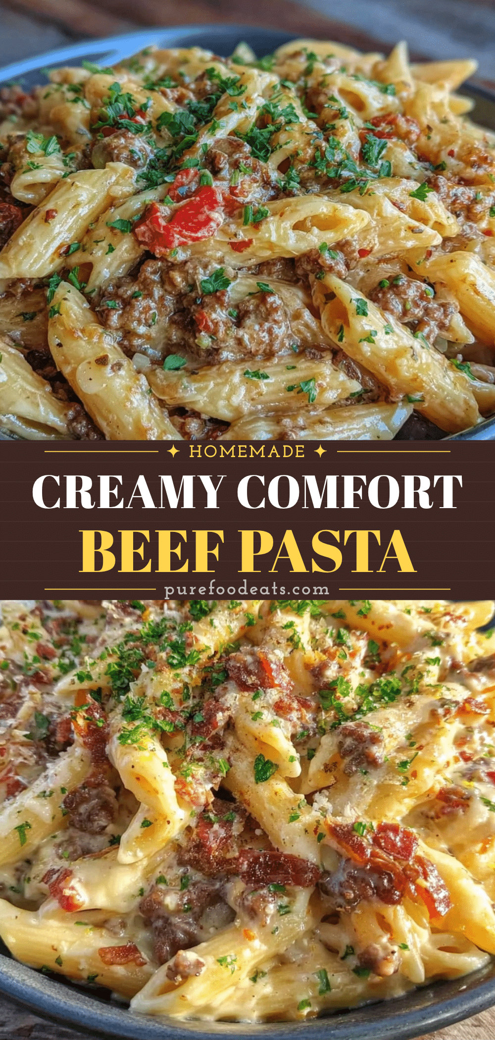 creamy beef pasta recipe