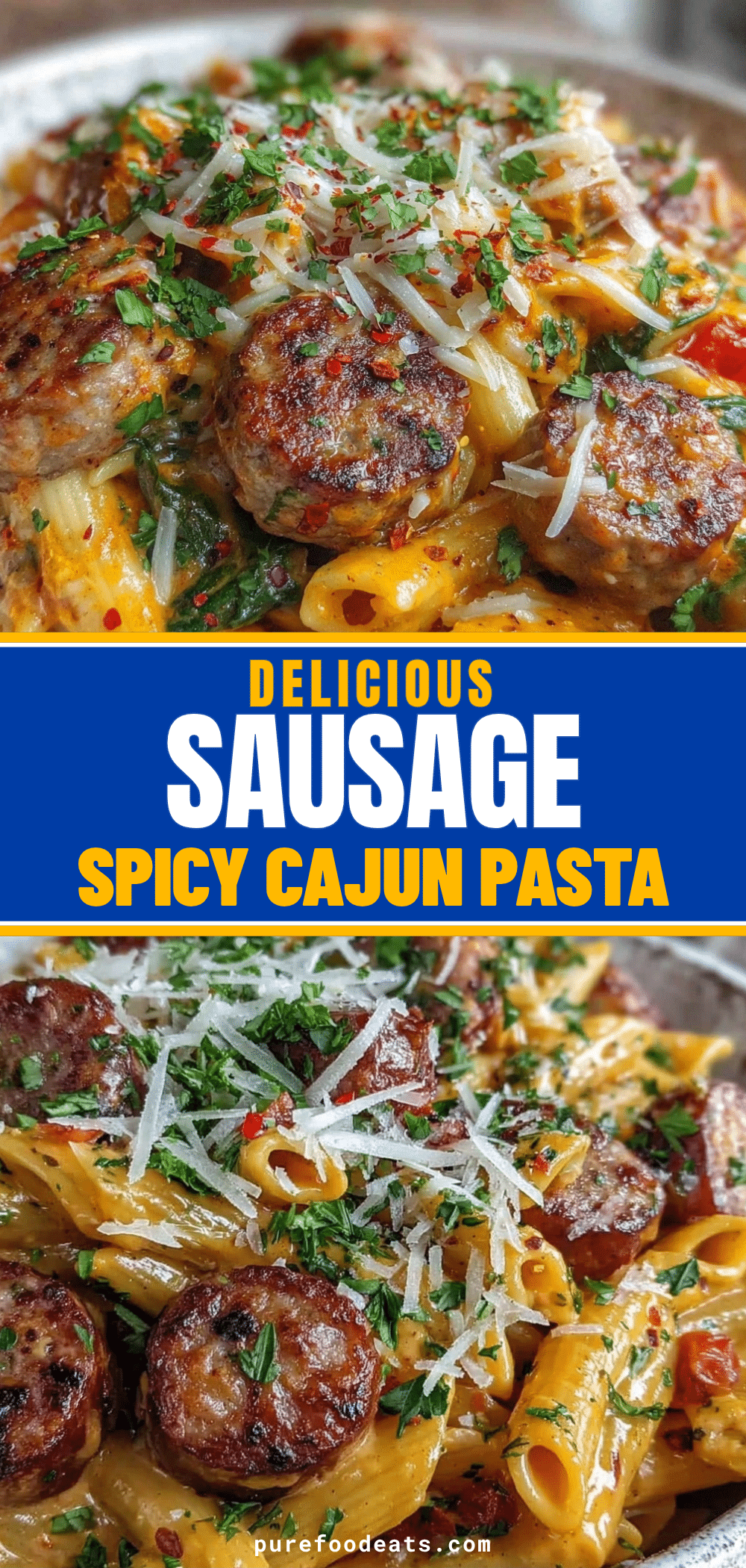 creamy cajun sausage pasta recipe