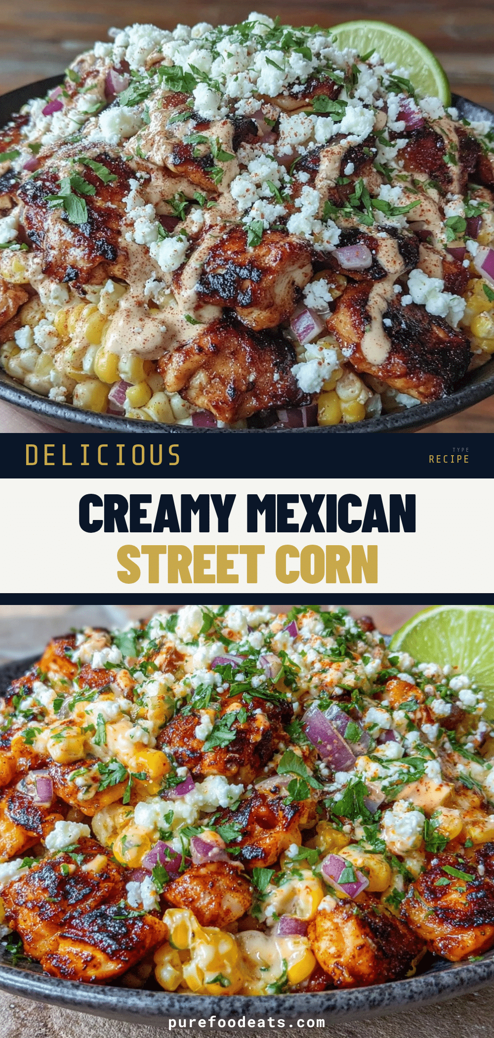 creamy mexican street corn chicken salad recipe