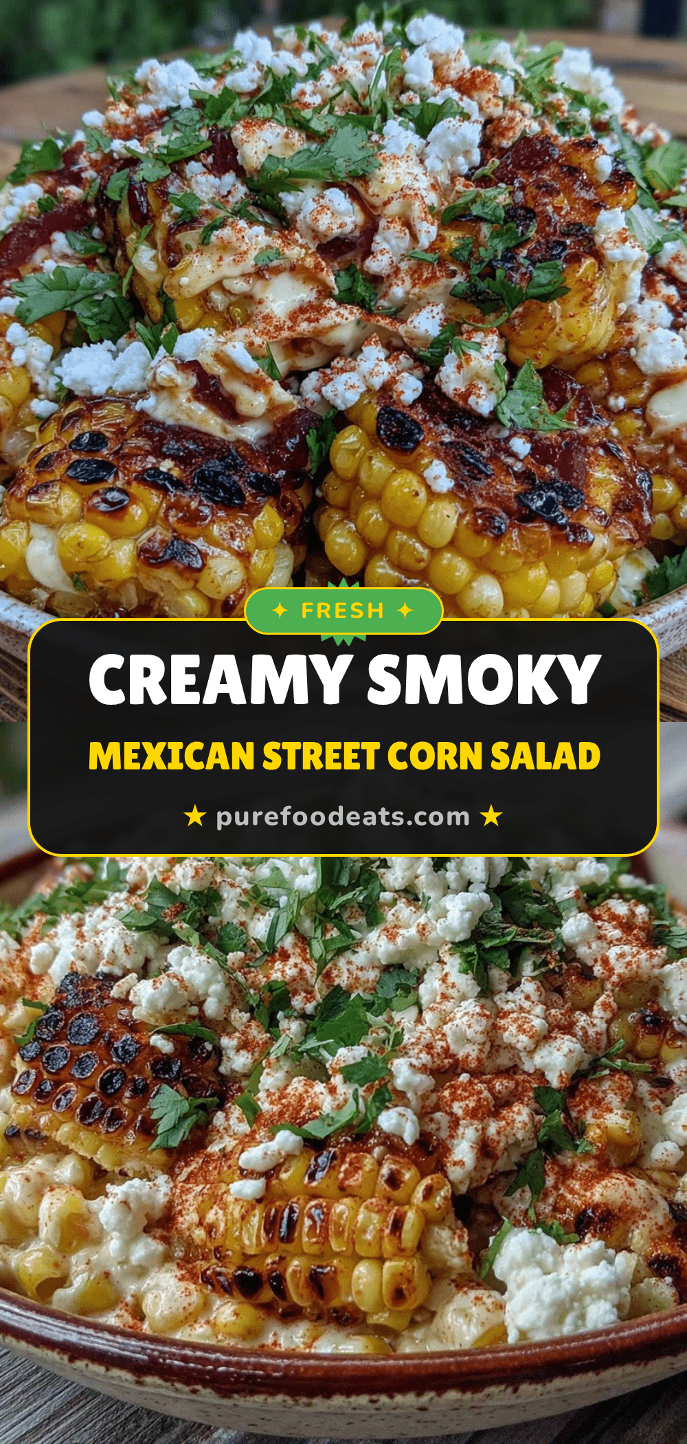 creamy mexican street corn salad recipe