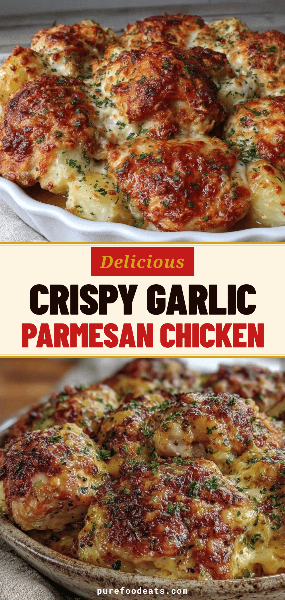 crispy garlic parmesan chicken recipe