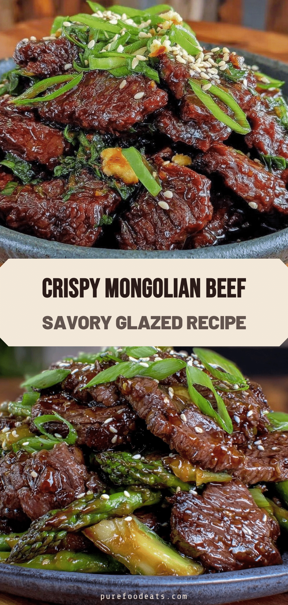 Crispy Mongolian Beef recipe