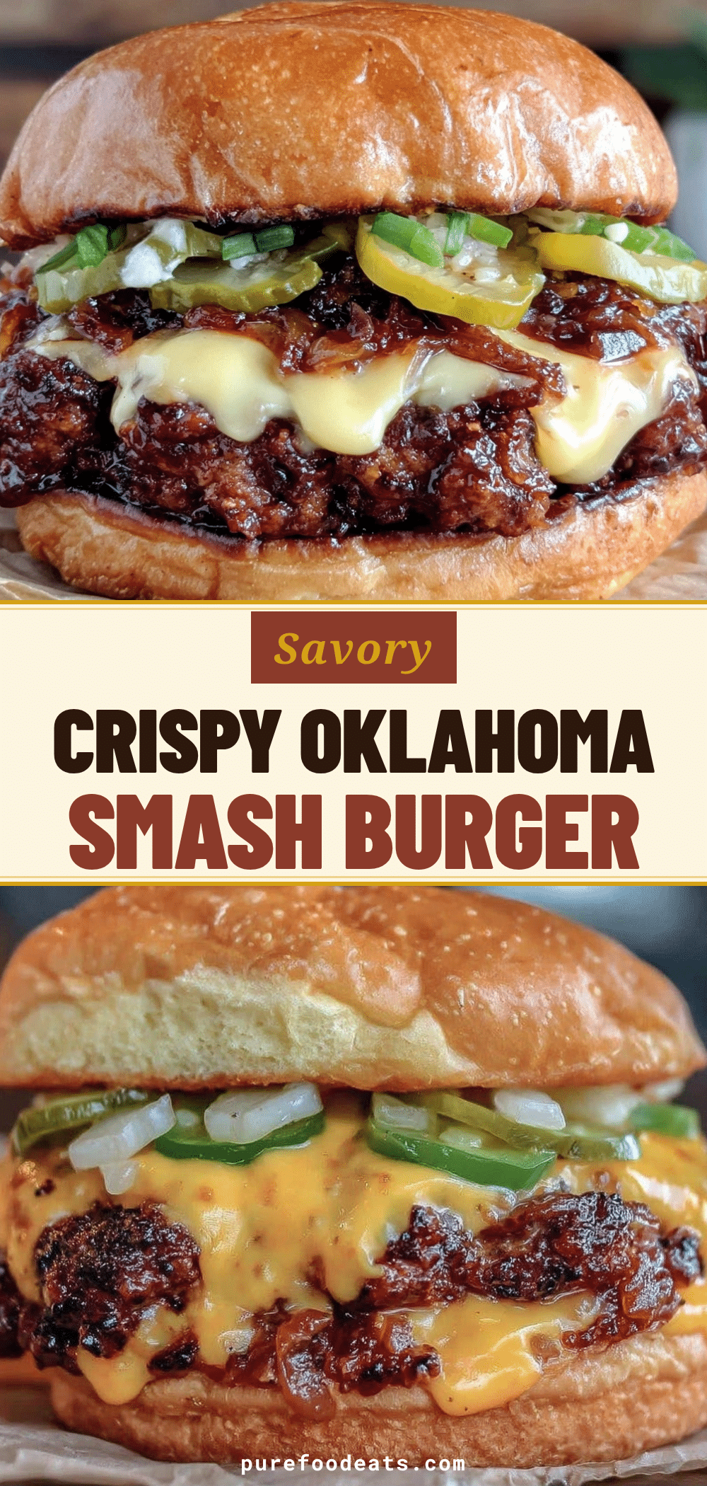 Crispy Onion Smash Burger recipe