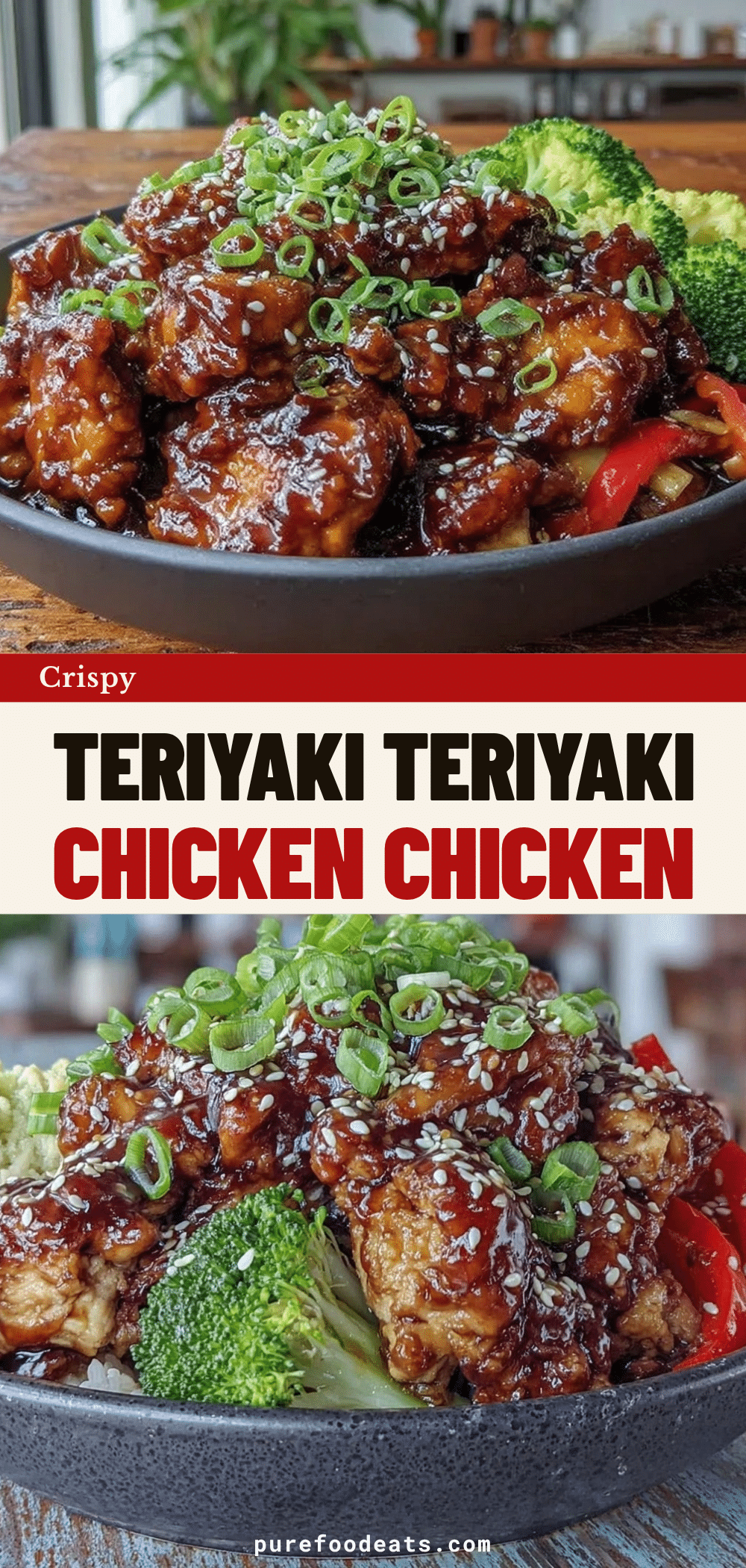 crispy teriyaki chicken dump and go recipe