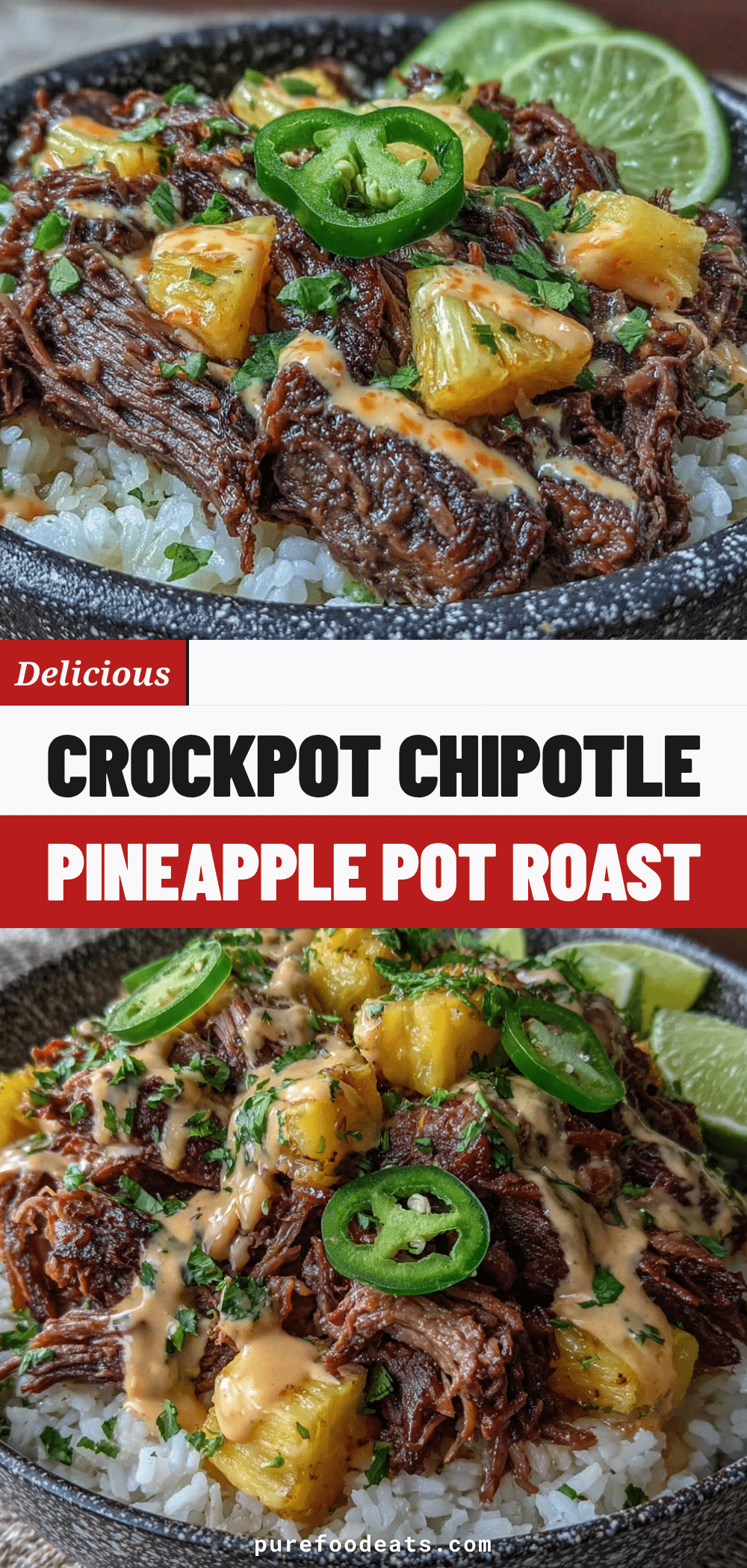 crockpot pot roast bowl recipe