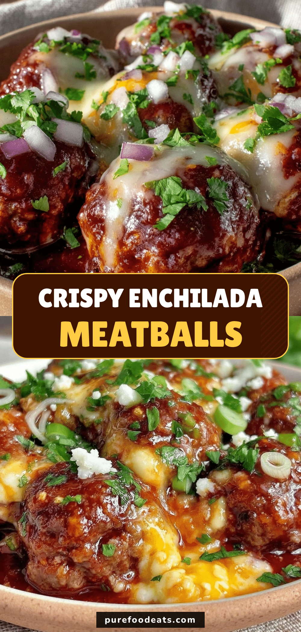 Easy Enchilada Meatballs recipe