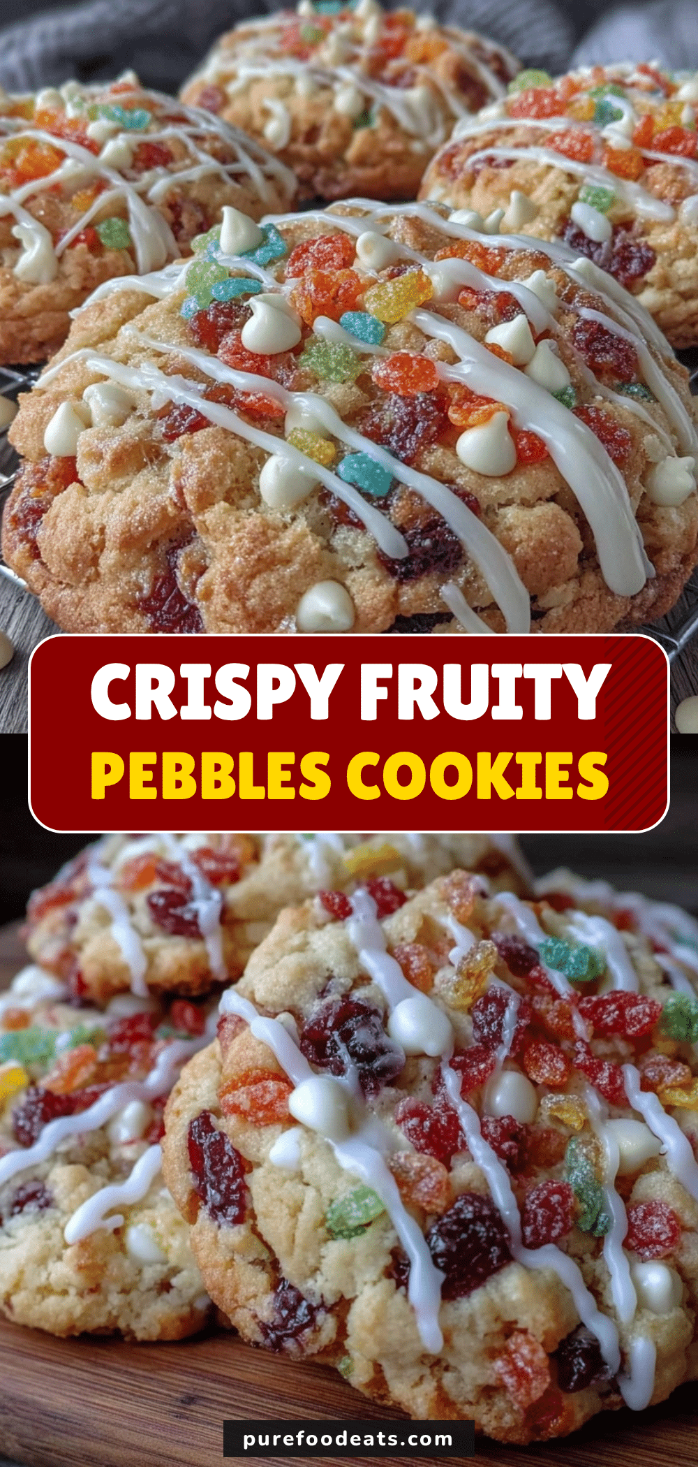 Fruity Pebbles Cookies recipe