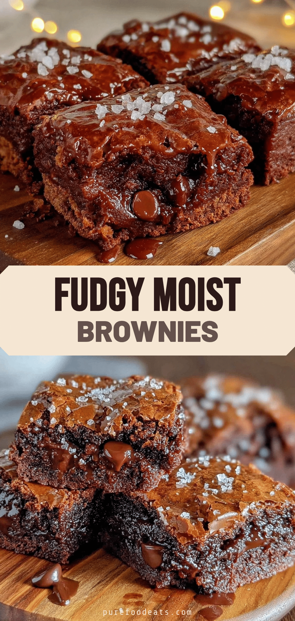 fudgy moist brownies recipe