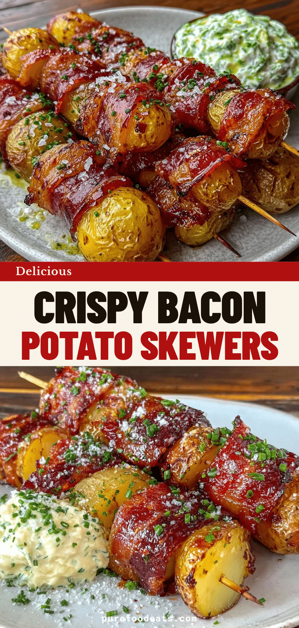 grilled bacon potato skewers recipe