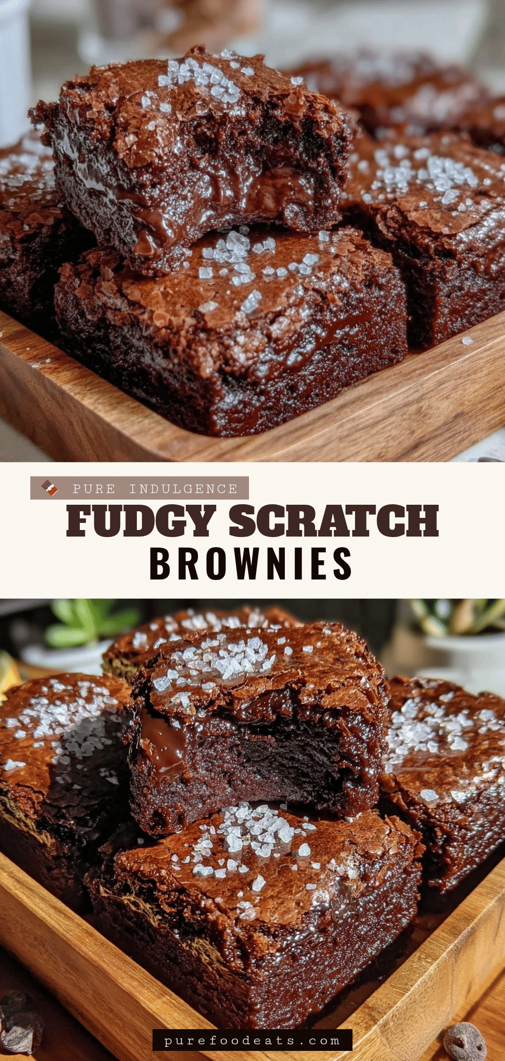 homemade fudgy brownies recipe