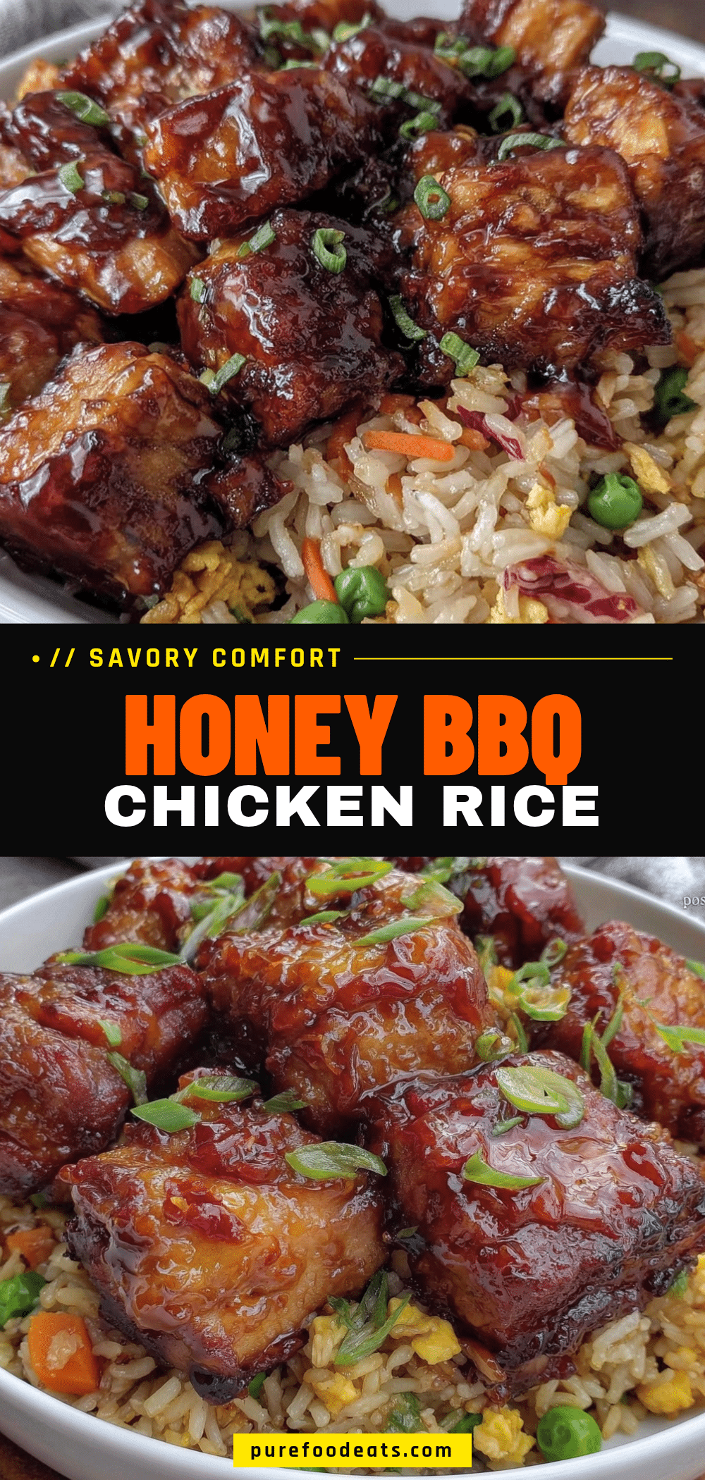 Honey BBQ Chicken Rice recipe