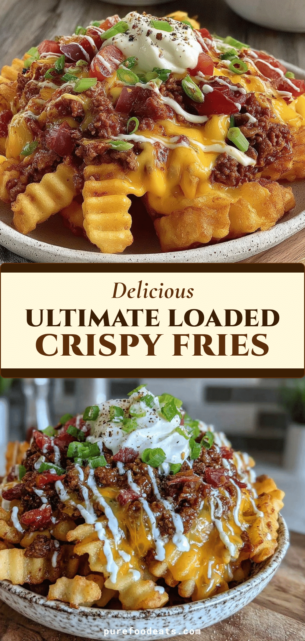 loaded crispy fries recipe