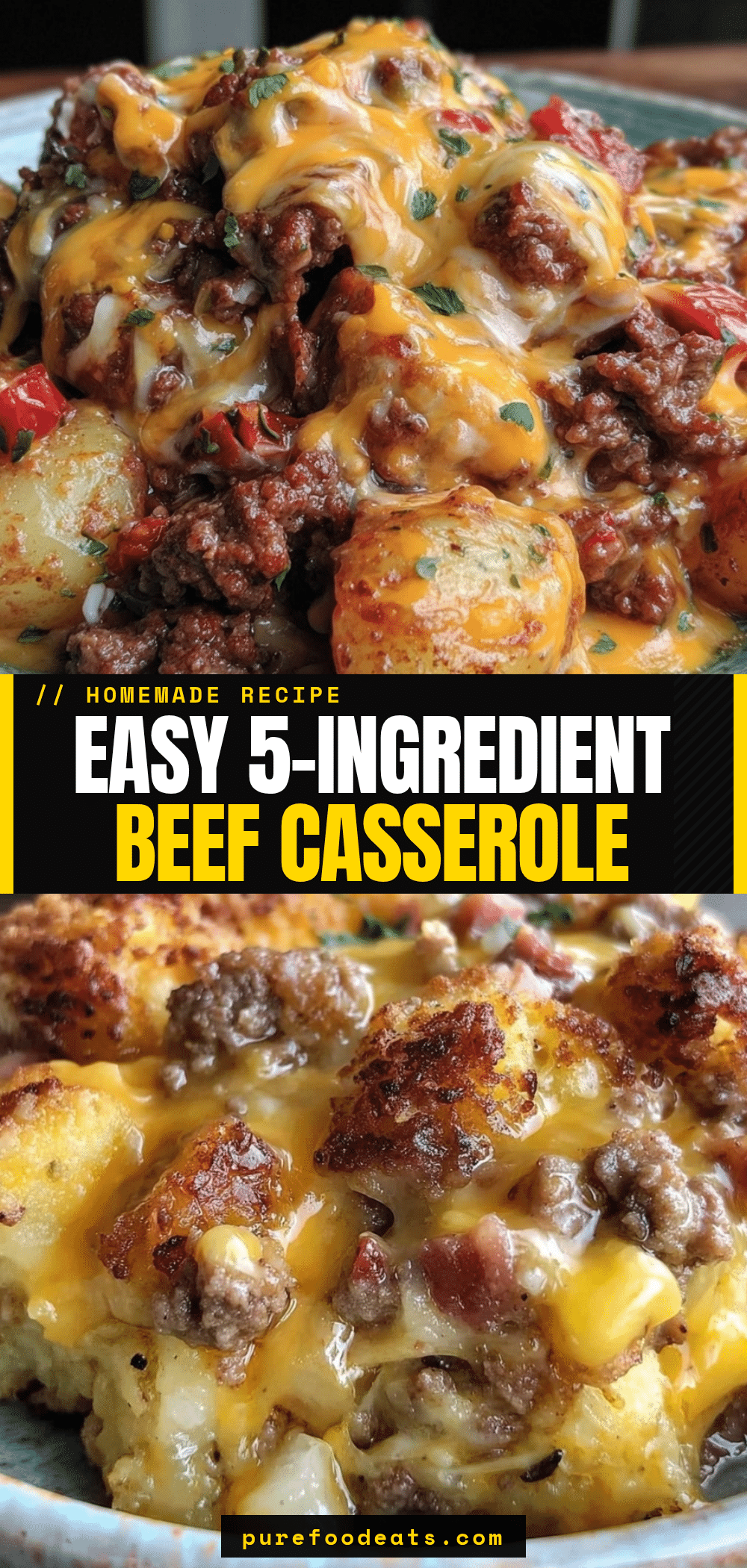 one-pan ground beef casserole recipe