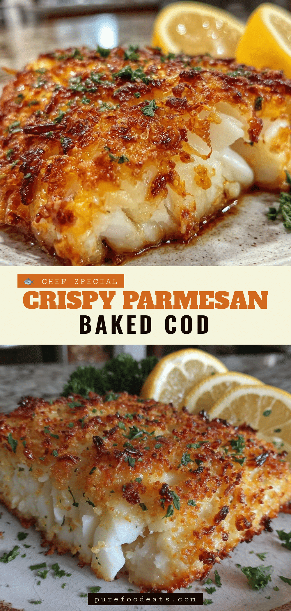 Parmesan crusted baked cod recipe