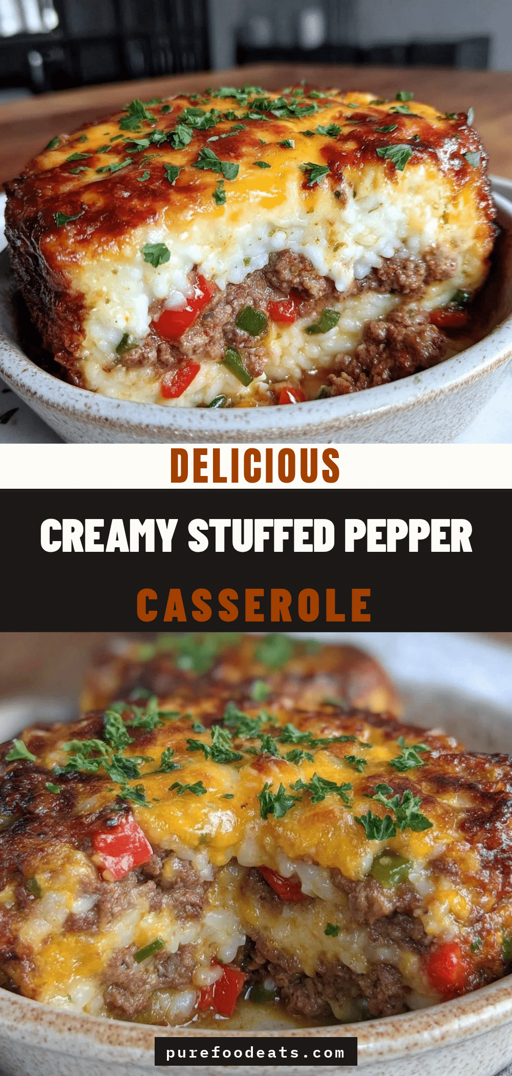 stuffed pepper casserole recipe