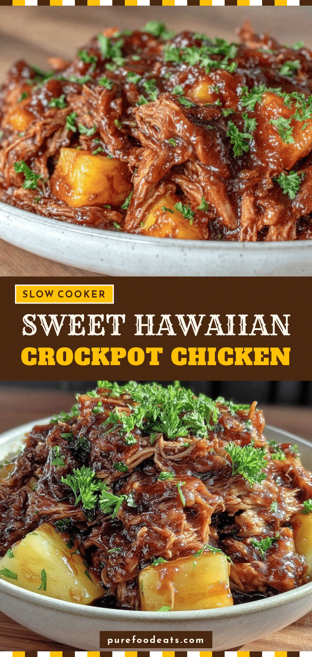 Sweet Hawaiian Crockpot Chicken recipe