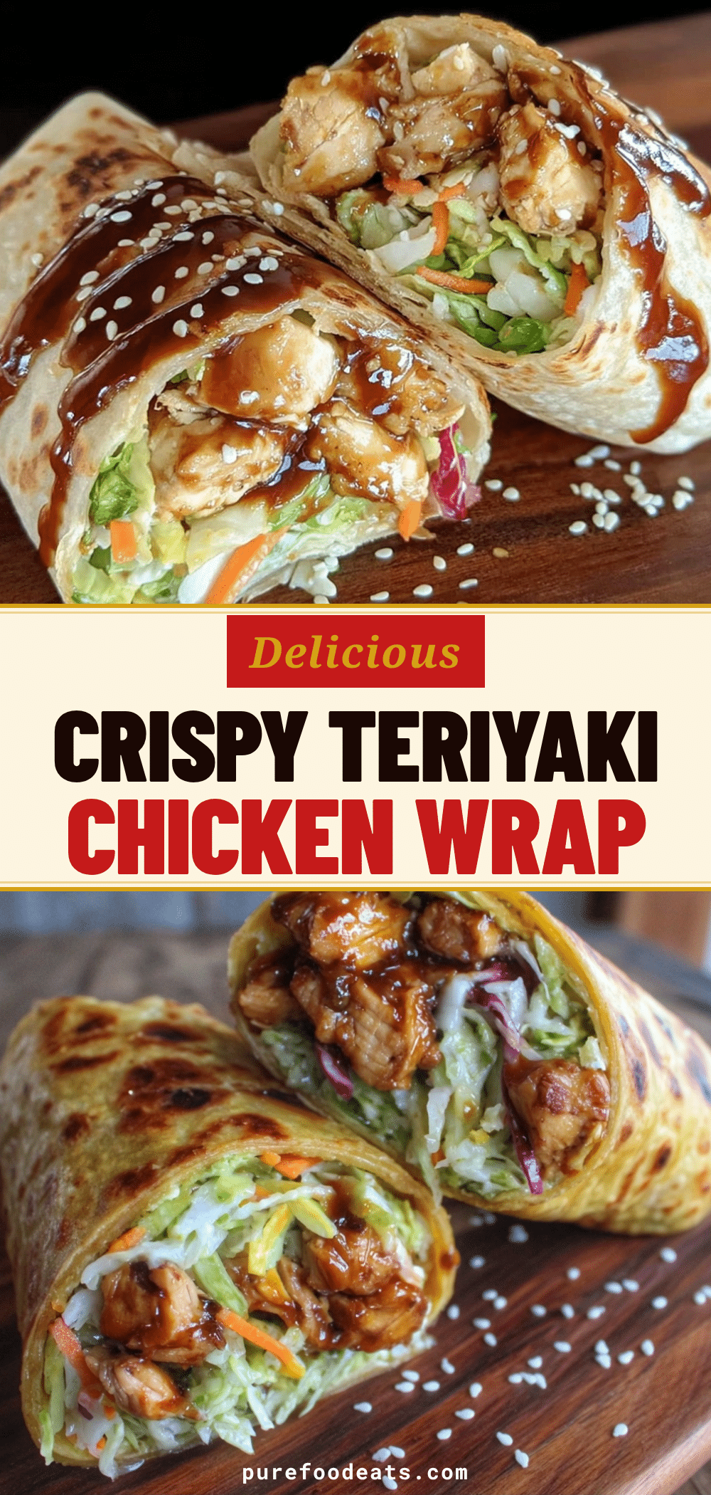 Teriyaki Chicken Wrap recipe