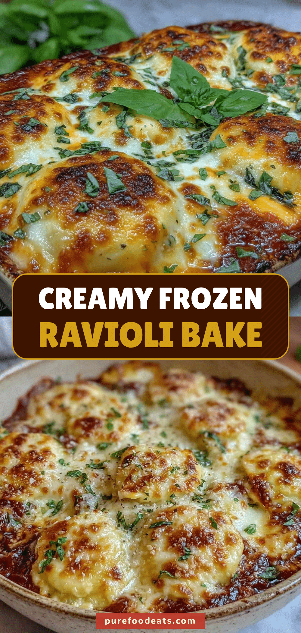 baked frozen ravioli bake recipe