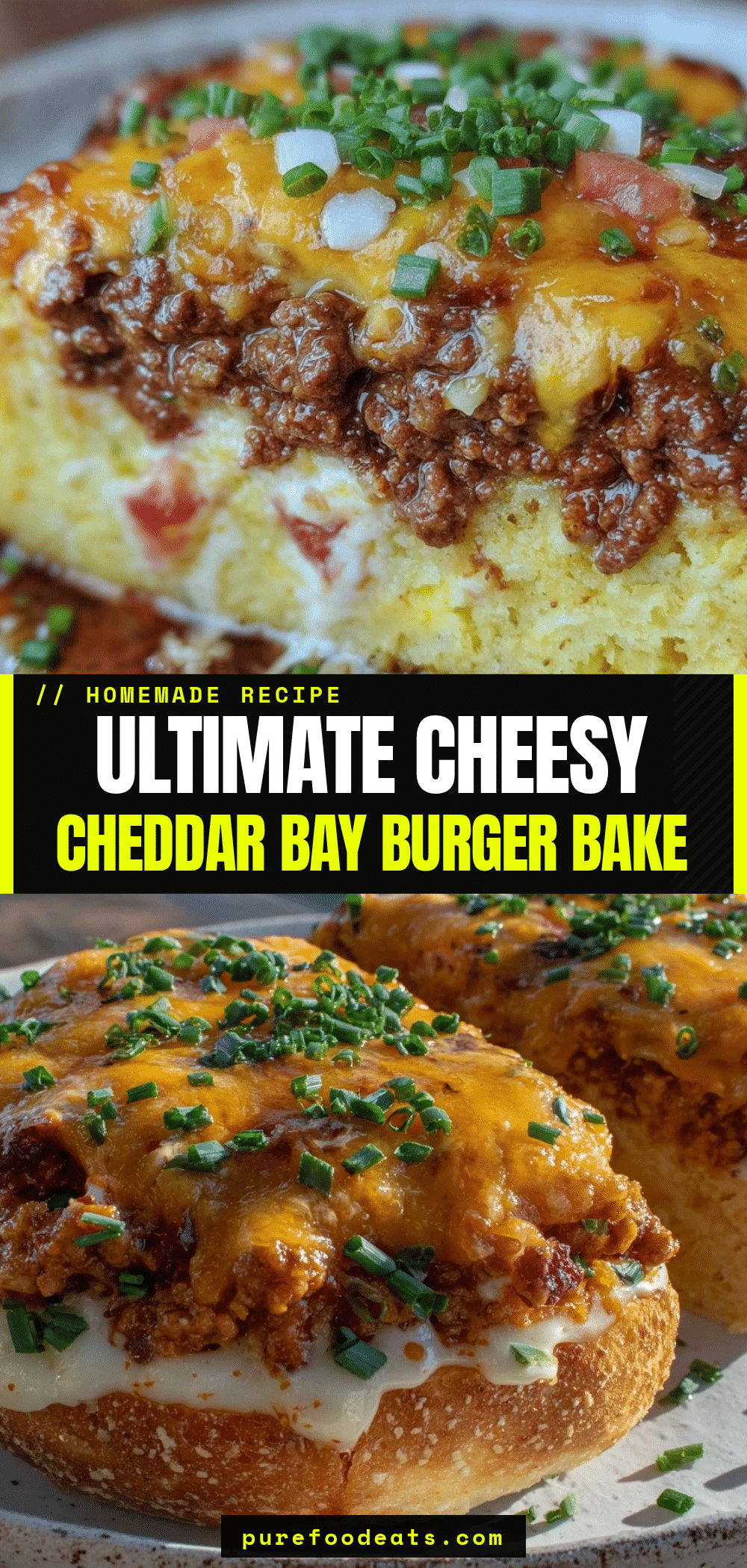 Cheesy Cheddar Bay Burger Bake recipe