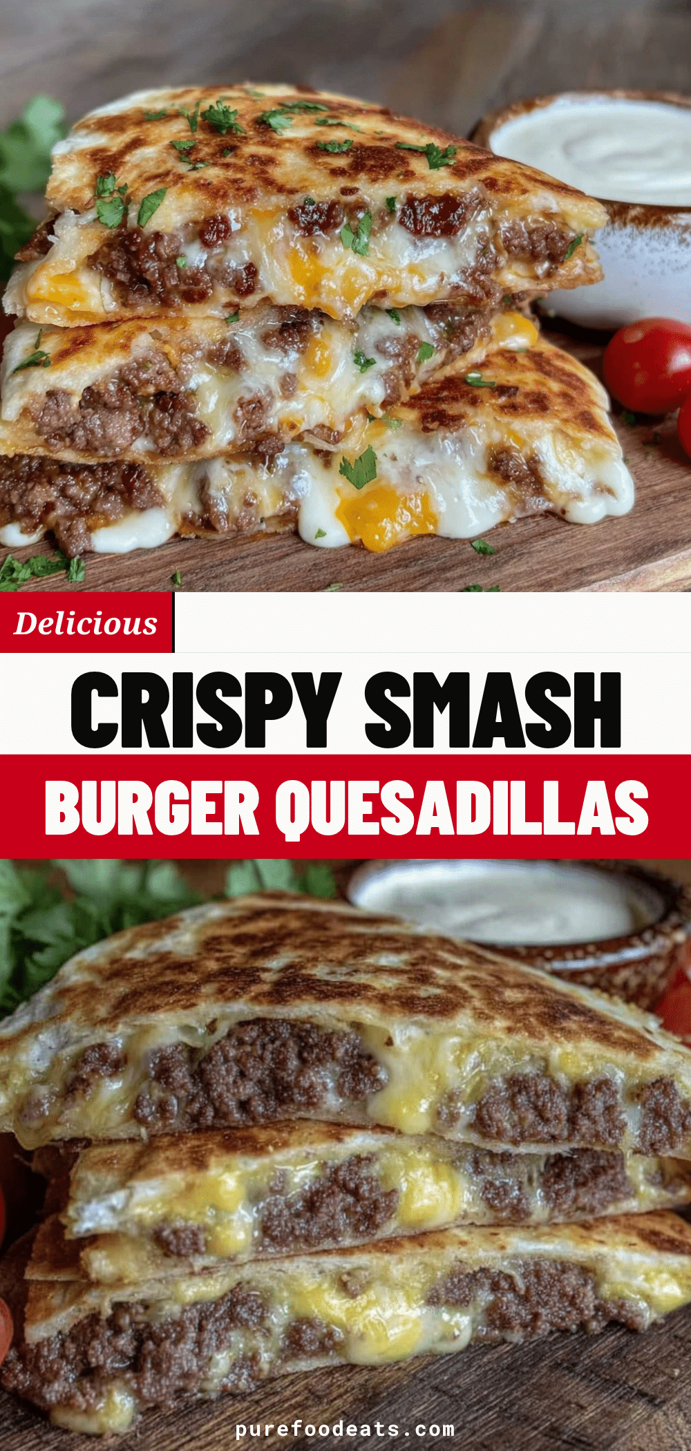 Copycat Smashburger Quesadillas recipe