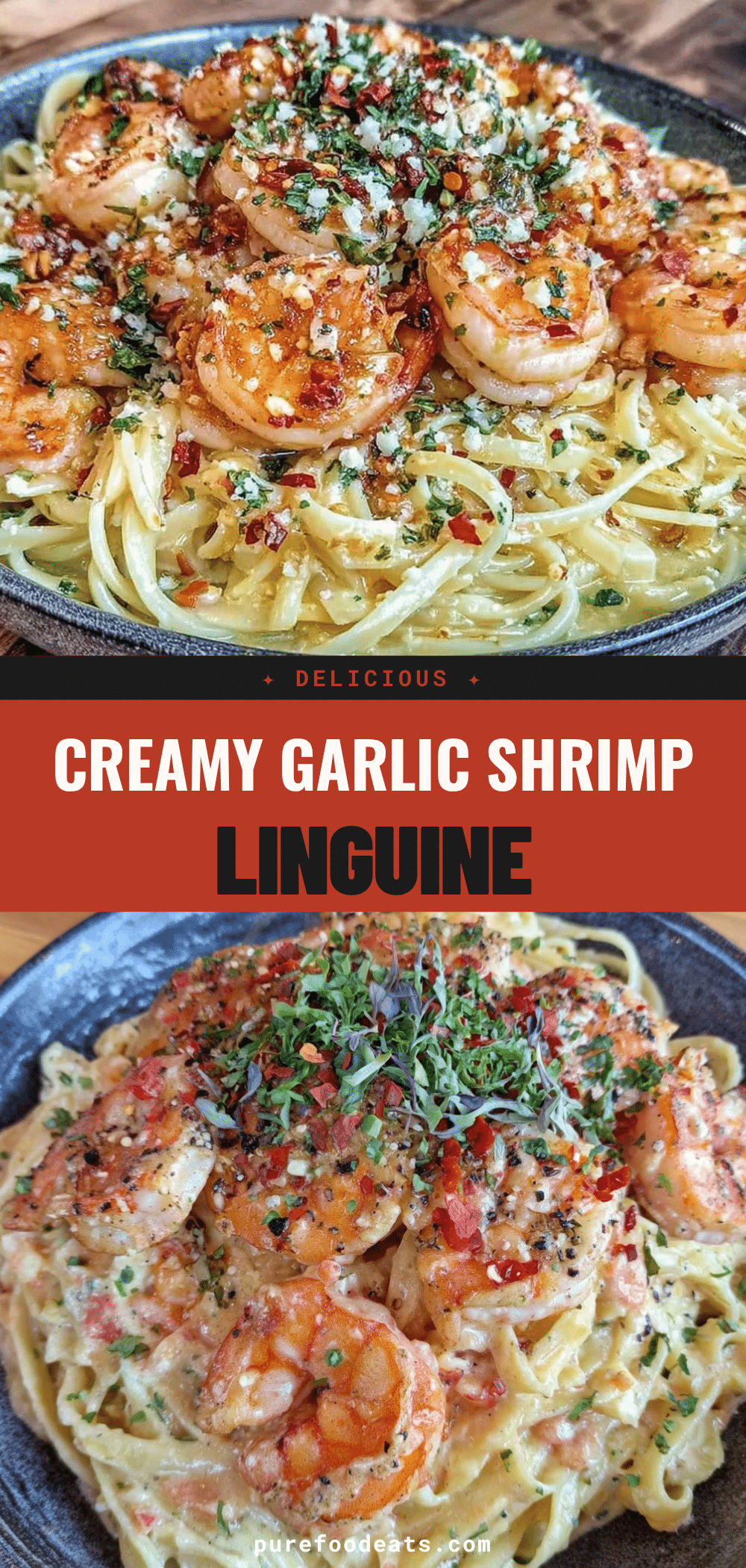 creamy shrimp linguine recipe