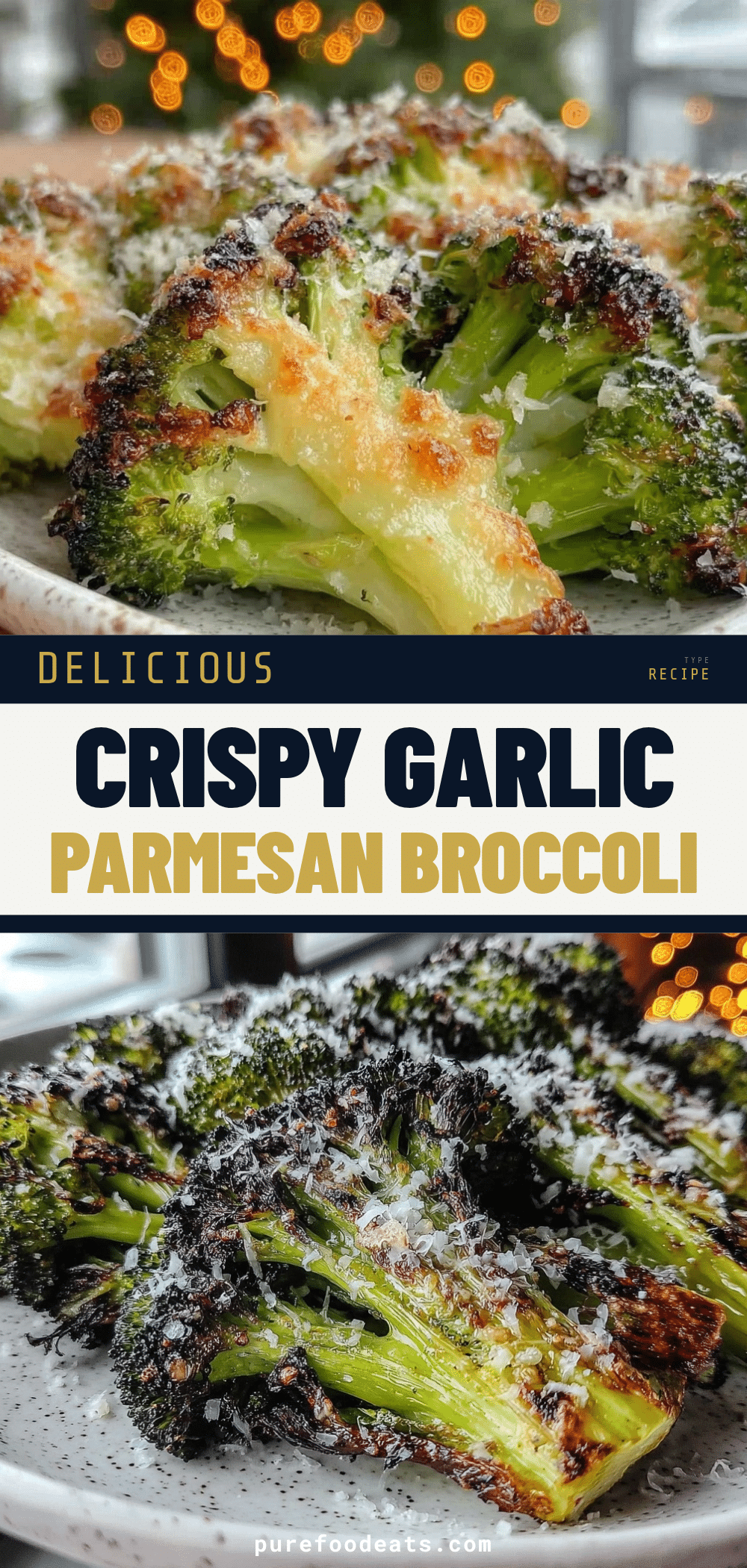 crispy garlic parmesan broccoli recipe