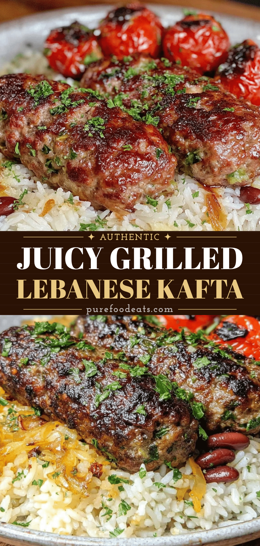 grilled Lebanese kafta recipe