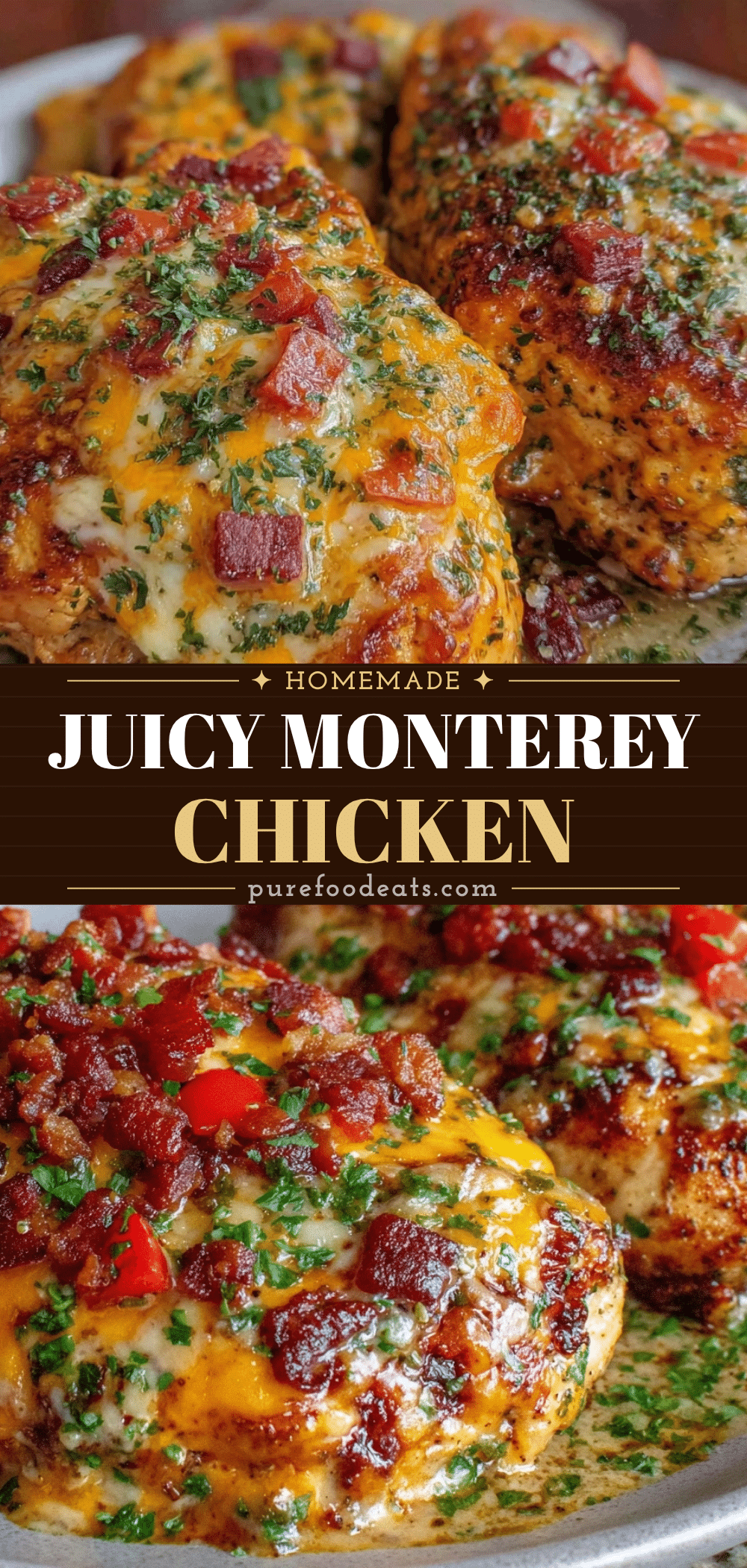 Juicy Baked Monterey Chicken recipe