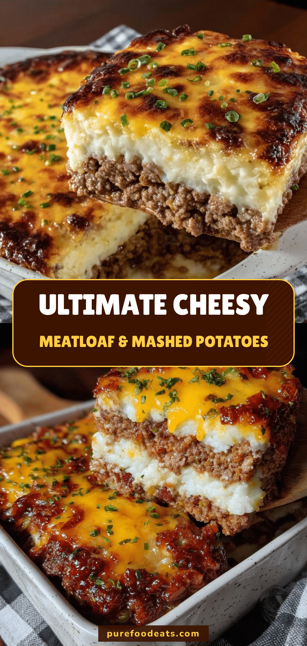 one-pan cheesy meatloaf with mashed potatoes recipe