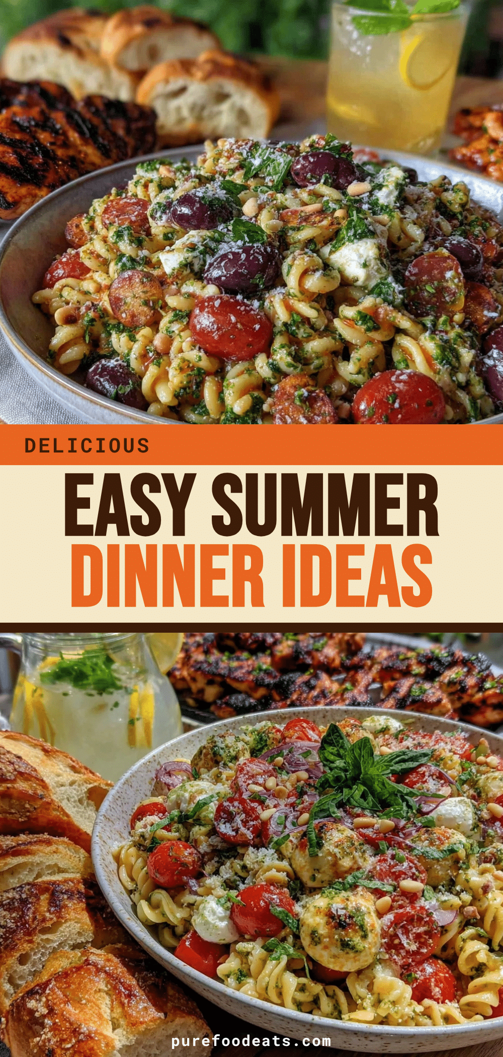 pasta salad with pesto recipe